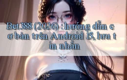Bet388 (2026) hướng dẫn cơ bản trên Android 15, lưu tin nhắn
