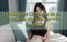 Bet388 thực (2026) hư ra sao khi bận rộn bài học về bảo mật
