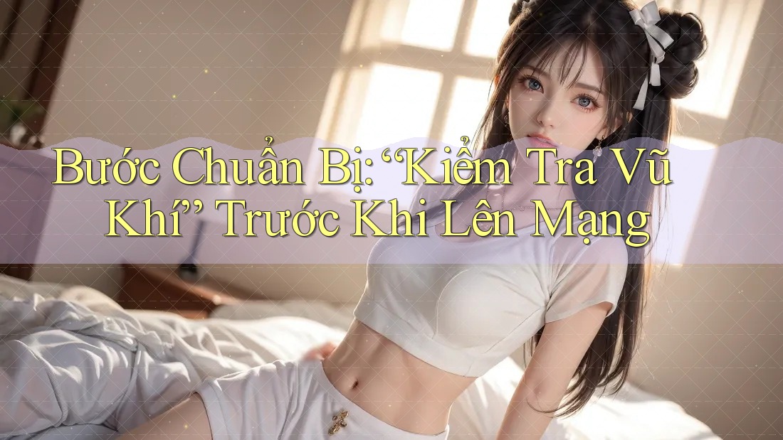 Bước Chuẩn Bị: “Kiểm Tra Vũ Khí” Trước Khi Lên Mạng Bước Chuẩn Bị: “Kiểm Tra Vũ Khí” Trước Khi Lên Mạng