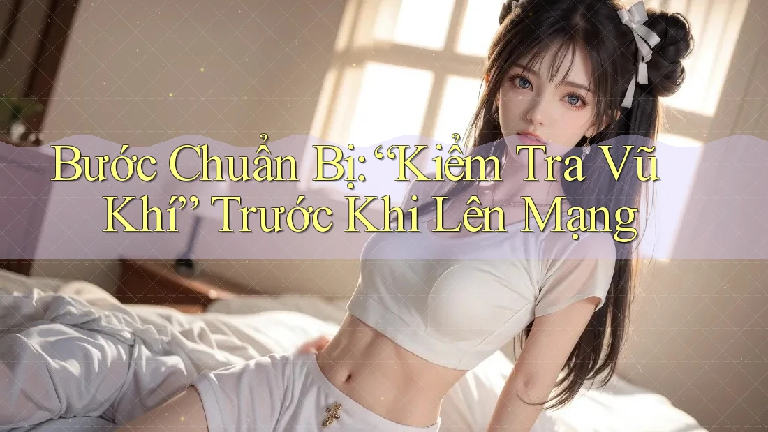 Bước Chuẩn Bị: “Kiểm Tra Vũ Khí” Trước Khi Lên Mạng Bước Chuẩn Bị: “Kiểm Tra Vũ Khí” Trước Khi Lên Mạng