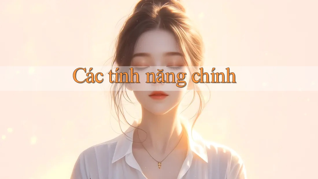Các tính năng chính Các tính năng chính