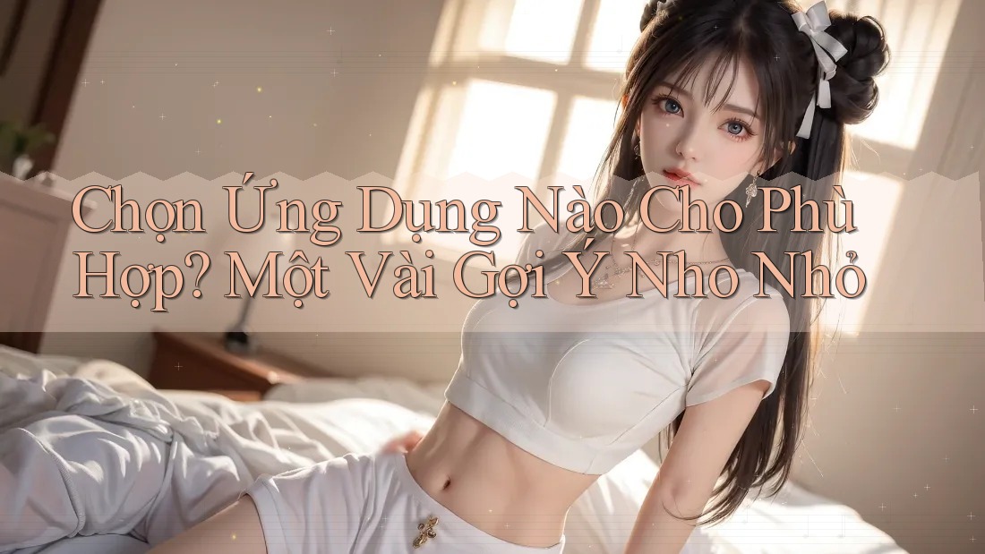Chọn Ứng Dụng Nào Cho Phù Hợp? Một Vài Gợi Ý Nho Nhỏ