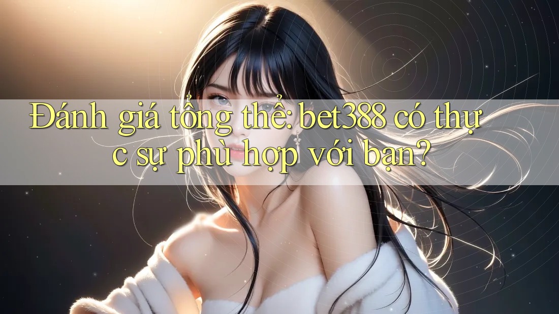 Đánh giá tổng thể: bet388 có thực sự phù hợp với bạn?