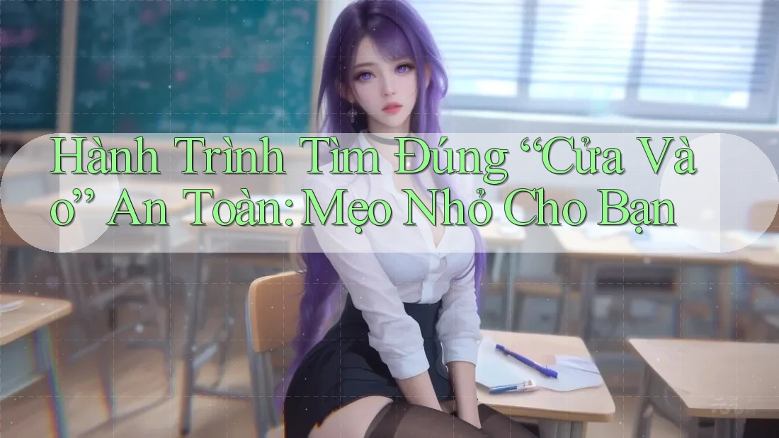 Hành Trình Tìm Đúng “Cửa Vào” An Toàn: Mẹo Nhỏ Cho Bạn Hành Trình Tìm Đúng “Cửa Vào” An Toàn: Mẹo Nhỏ Cho Bạn