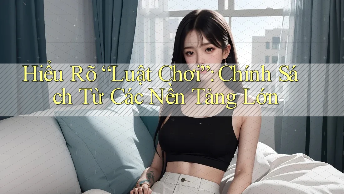 Hiểu Rõ “Luật Chơi”: Chính Sách Từ Các Nền Tảng Lớn Hiểu Rõ “Luật Chơi”: Chính Sách Từ Các Nền Tảng Lớn