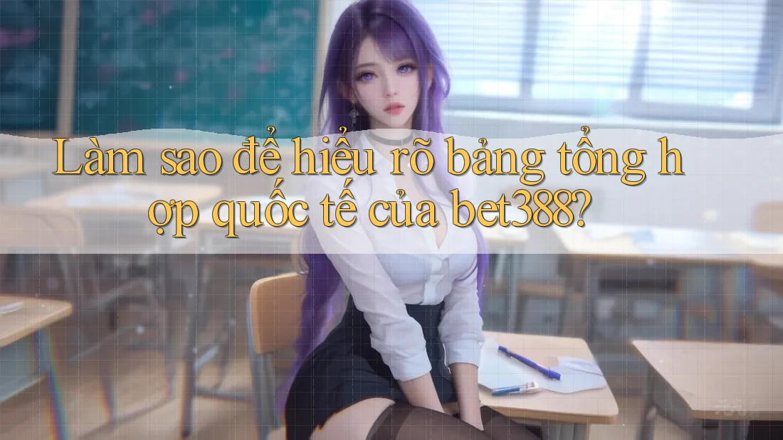 Làm sao để hiểu rõ bảng tổng hợp quốc tế của bet388?