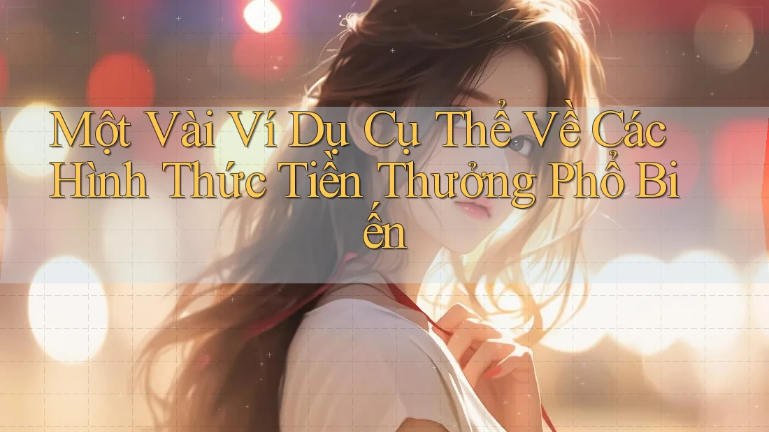 Một Vài Ví Dụ Cụ Thể Về Các Hình Thức Tiền Thưởng Phổ Biến Một Vài Ví Dụ Cụ Thể Về Các Hình Thức Tiền Thưởng Phổ Biến