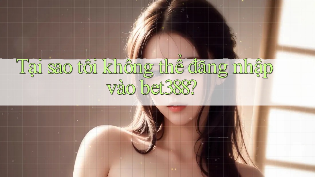 Tại sao tôi không thể đăng nhập vào bet388?