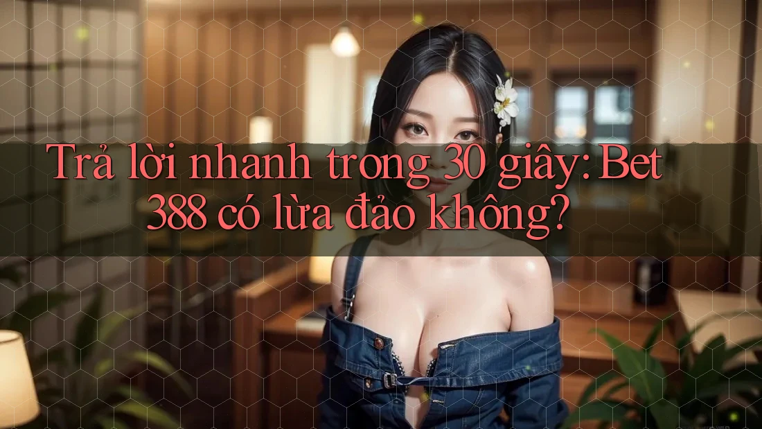 Trả lời nhanh trong 30 giây: Bet388 có lừa đảo không? Trả lời nhanh trong 30 giây: Bet388 có lừa đảo không?