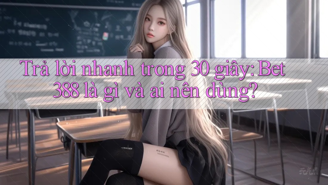 Trả lời nhanh trong 30 giây: Bet388 là gì và ai nên dùng?