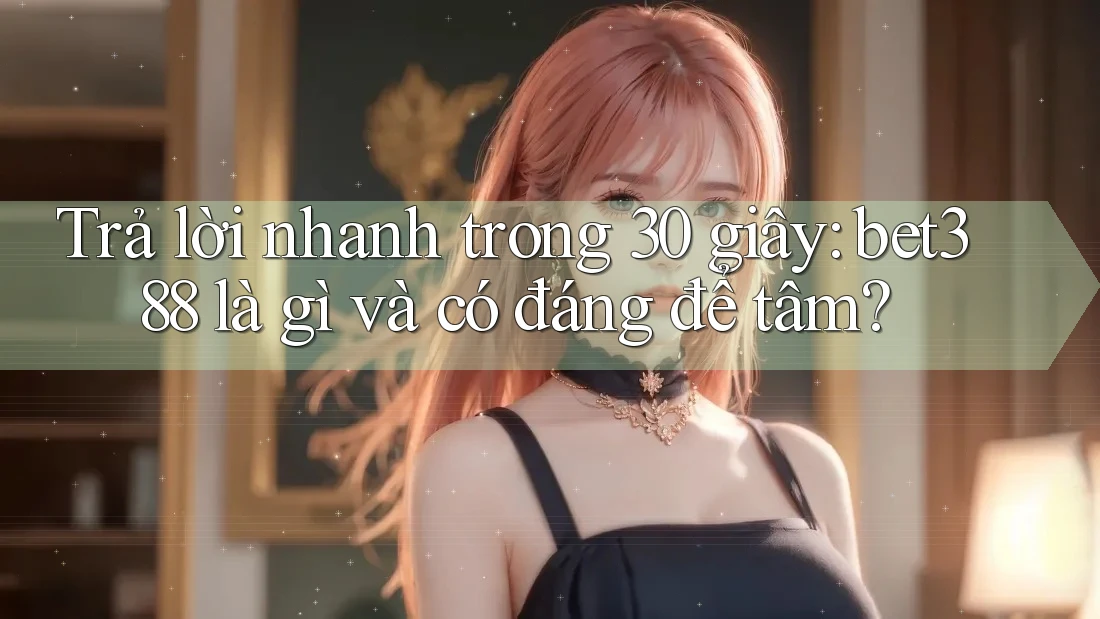 Trả lời nhanh trong 30 giây: bet388 là gì và có đáng để tâm? Trả lời nhanh trong 30 giây: bet388 là gì và có đáng để tâm?